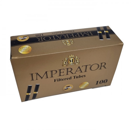 Гильзы Imperator Black угольный фильтр Gold 25 мм (100шт)