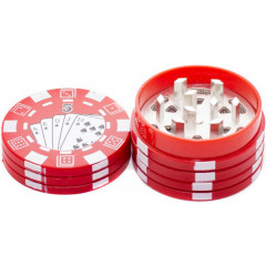 Гриндер Poker 2 parts пластик 4 см (Измеличитель)